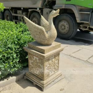 granite swan fountain