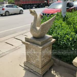 granite swan fountain