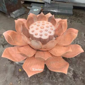 marble lotus fountain