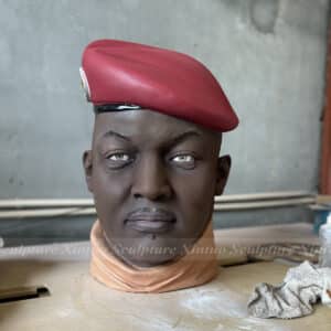 Ibrahim Traore statue