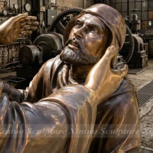 Jesus and Blind Man Statue